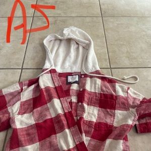 cropped flannel